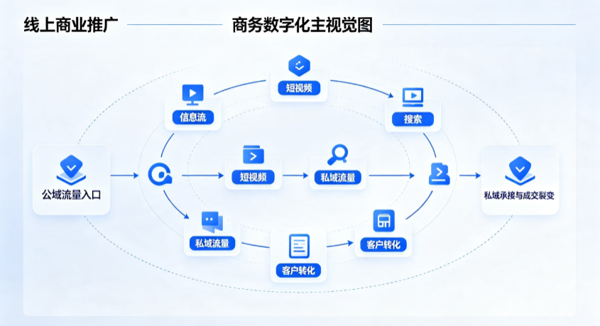 下陆区线上商业推广怎么做？全域流量闭环搭建与低成本转化实战指南